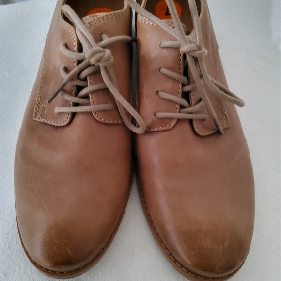 Frye Brown Leather Anna Oxford Shoes Size 7 - Picture 3 of 8